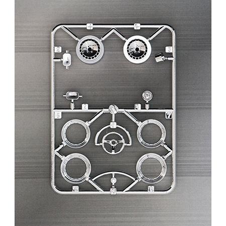 1/24 カーモデル ホイール ユーロスタイル メッキ（再販）[アスカモデル]《発売済・在庫品》