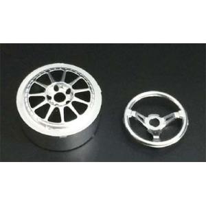 1/24 カーモデル用 ホイールパーツ Forged(フォージド) つや消しメッキ（再販）[アスカモ...
