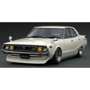 1/18 Nissan Skyline 2000 GT-X (GC110) White[イグニッションモデル]【送料無料】《在庫切れ》