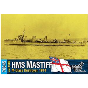 1/700 英・M級駆逐艦マスティフ・Eパーツ付き・1914 レジンキット[コンブリック]《在庫切れ》｜amiami