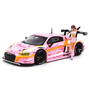 1/64 Audi R8 LMS エヴァ RT 正規実用型(ヴィレカスタム) 8号機 X Works 真希波・マリ フィギュア セット[POP RACE]《在庫切れ》