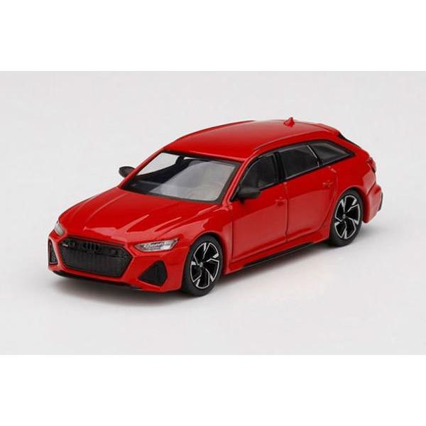 1/64 アウディ RS 6 アバント カーボンブラックエディション タンゴレッド(左ハンドル)[M...