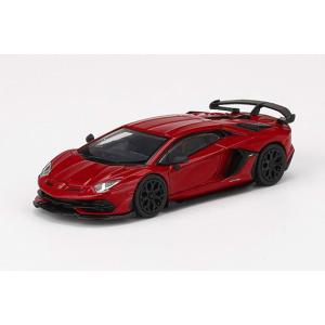 1/64 ランボルギーニ アヴェンタドール SVJ ロッソマーズ(右ハンドル）[MINI