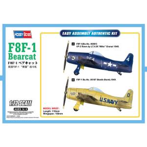 1/72 エアクラフトシリーズ F8F-1 ベアキャット プラモデル[ホビーボス]《在庫切れ》