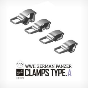1/35 WWII 独 ドイツ陸軍車両用クランプ タイプAセット