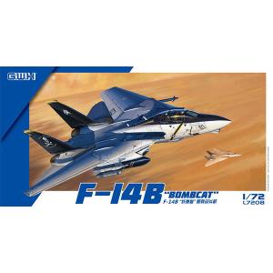 1/72 アメリカ海軍 F-14B 艦上戦闘機 プラモデル[グレートウォールホビー]《在庫切れ》