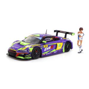 1/64 Audi R8 LMS エヴァ RT 初号機 TSRT R8 Macau GT Cup 2020 David Chen 綾波レイ RQ フィギュア セット[POP RACE]《在庫切れ》