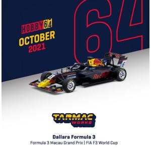 1/64 Dallara formula 3 Formula 3 Macau Grand Prix FIA F3 World Cup 2019 [Tarmac Works]の商品画像