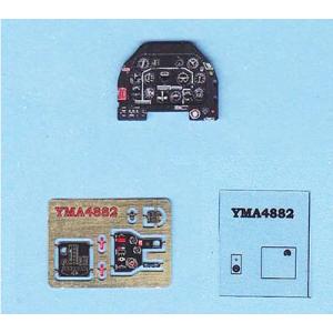 1/48 P-51D-5ムスタング 着色計器板 エデュアルド