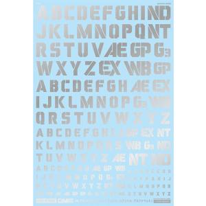 アシタのデカール 1/100 GM フォントデカール No.1シルバー