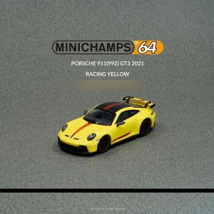 1/64 Porsche 911 GT3 (992) 2021 - Racing Yellow [MINICHAMPS] - 最