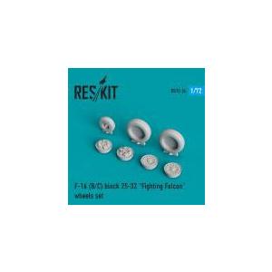 1/72 F-16B/C ブロック25〜32用ホイールセット  F-16Nにも適合