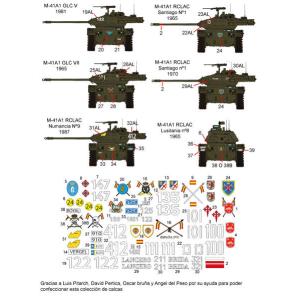 1/35 M-41ウォーカーブルドック用デカール
