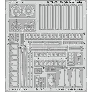 1/72 ラファールM エッチングパーツ 外装用