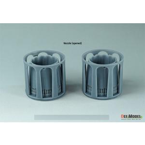 デフモデル 1/ 32 現用 アメリカ海軍艦上戦闘機F/ A-18A/ B/ C/ Dホーネット用エキゾーストノズルセット オープン状態 返品種別B