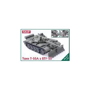 1/35 T-55A 中戦車 BTU-55ブルドーザー装着  プラモデル