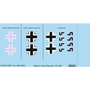 1/72 Fw190A-8/R2 国籍マークデカール