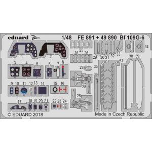 1/48 Bf109G-6 ズームエッチングパーツ