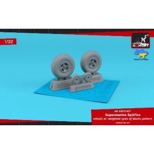 1/32 スーパーマリン スピットファイア自重変形ホイール