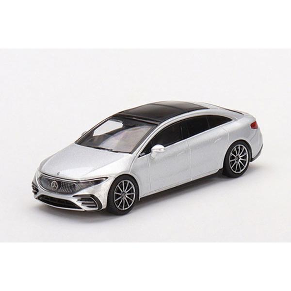 1/64 メルセデス ベンツ EQS 580 4MATIC シルバーメタリック(右ハンドル)[MIN...