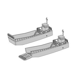 1/700 海上自衛隊YF2121号25t型交通船 レジンキット[モデリウム]《在庫切れ》