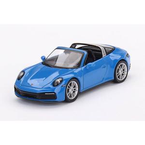 1/64 ポルシェ 911 タルガ 4S シャークブルー (左ハンドル) [MINI GT]の商品画像