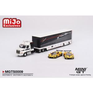 1/64 コルベットレーシング C8.R レーシング トランスポーターセット