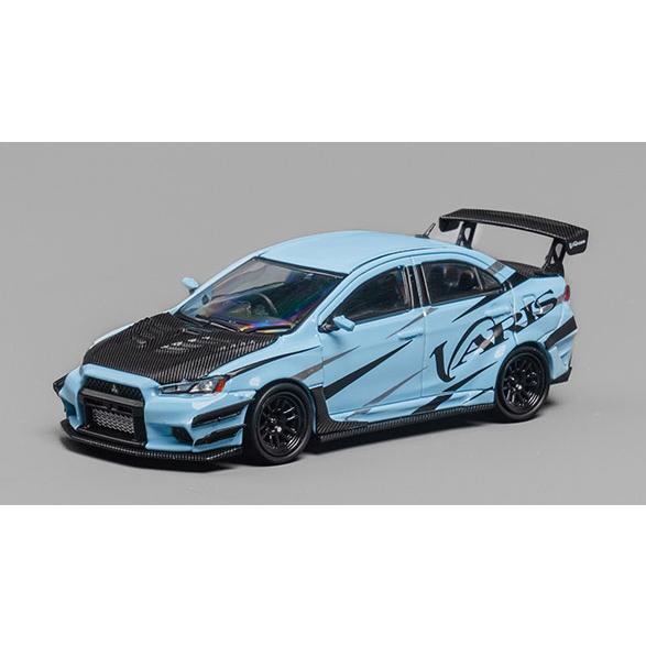 1/64 Mitsubishi ランサー エボリューションX Varis ブルー[CM・MODEL]...