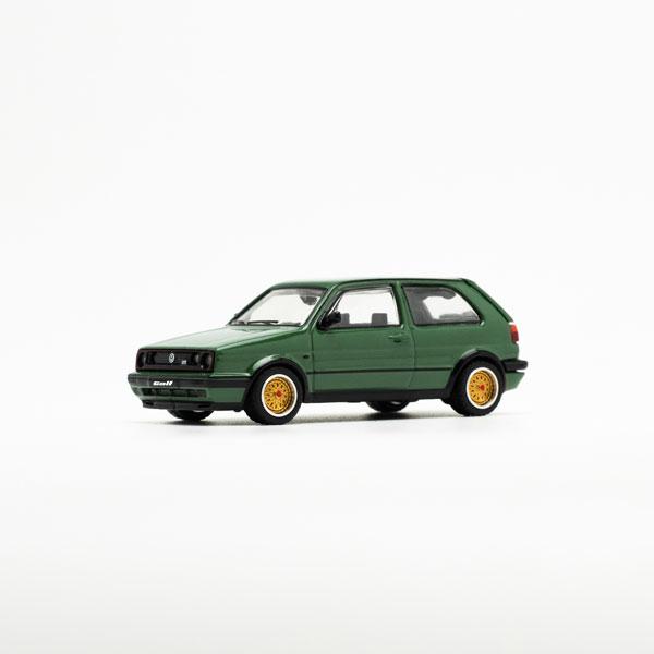 1/64 GOLF GTI MKII - OAK GREEN[POP RACE]《０６月予約》