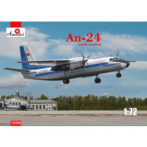 1/72 アントノフAn-24初期型双発旅客機 プラモデル [Aモデル 1/72 アントノフAn-24初期型双発旅客機 プラモデル [Aモデル