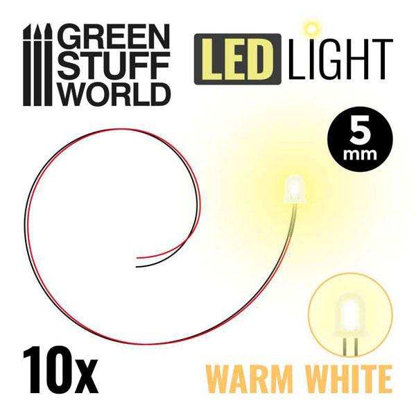 5mm LEDライト 電球色(ウォームホワイト)[グリーンスタッフワールド]《０７月予約》