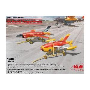 1/48 アメリカ海軍ターゲットドローン2機セット(KDA-1/BQM-34A) プラモデル[ICM]《０７月予約》｜amiami