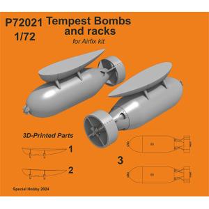1/72 テンペスト用1000Lb爆弾＆ラック・2個・エアフィクス[CMK]《０６月予約》｜amiami