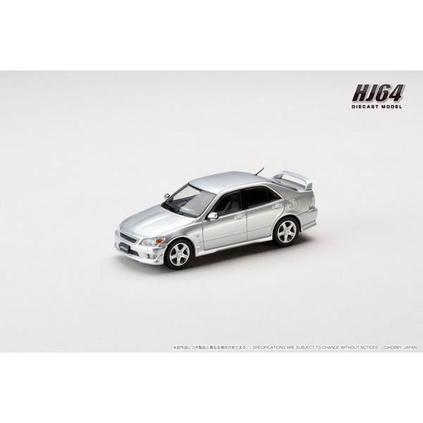1/64 トヨタ ALTEZZA RS200 (E10) 1998 純正オプション装着車 シルバーメ...