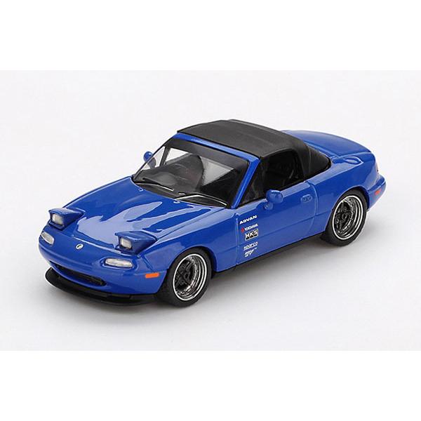 1/64 マツダ ミアータ MX-5 (NA) チューニングバージョン ダークブルー(左ハンドル)[...