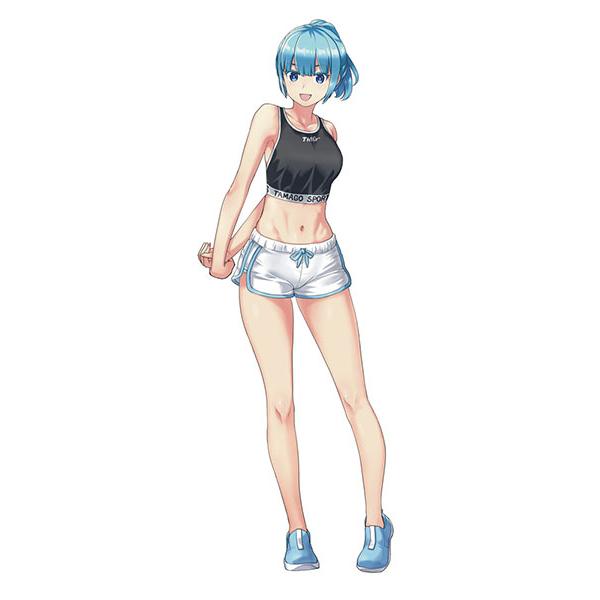 1/12 12たまごガールズ コレクション No.49 “舞雪サラ”(スポーツウェア) 未塗装レジン...