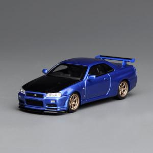 ミニカー THE HORNET NISSAN SKYLINE GT-R (R34) KAIDO☆HOUSE x MINI GT 1/64 NISSAN SKYLINE GT-R R34 THE HORNET V1