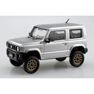 楽プラ スナップキット 09CU-SS スズキ JB64 ジムニー カスタムホイール (シルキーシルバーメタリック) プラモデル [アオシマ]の商品画像