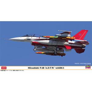 1/48 三菱 F-2B “飛行開発実験団” w/ASM-3 プラモデル[ハセガワ]《発売済・在庫品》