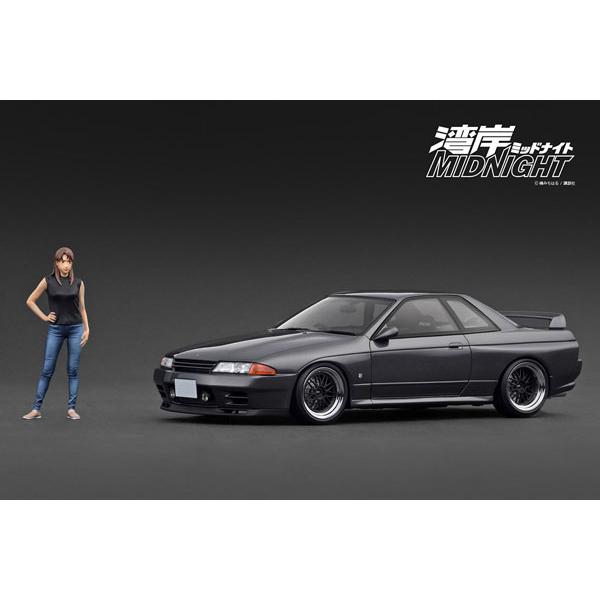 1/18 NISSAN SKYLINE GT-R (R32) Gun Metallic 湾岸MIDN...