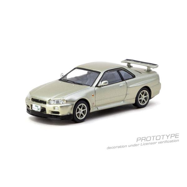 1/64 Nissan Skyline GT-R R34 Millenium Jade (ペーパーボ...