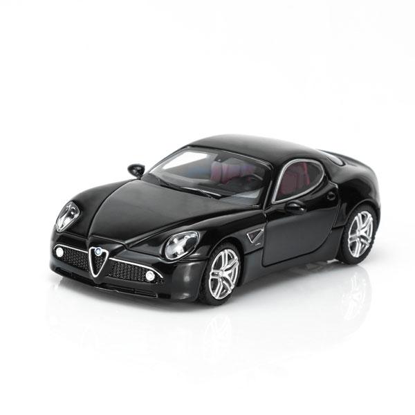 1/64 アルファ ロメオ 8C Competizione 2008 Metallic Black[...