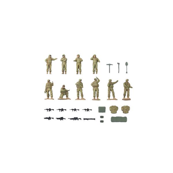 [AS007]戦闘車両情景セット(OCPブラウン)[トミーテック]《１２月予約》