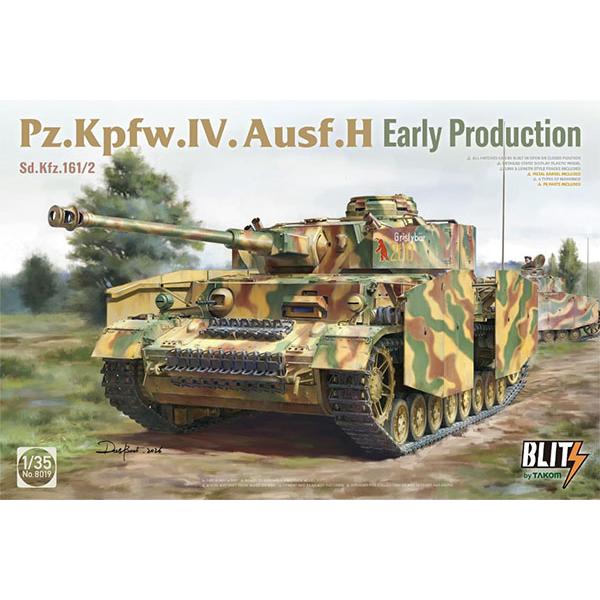 1/35 Sd.kfz.161/2 IV号戦車H型 前期型 プラモデル[TAKOM]《１０月予約》