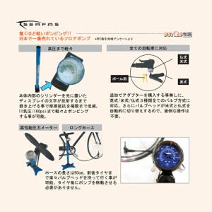 SERFAS(サーファス) 自転車 高圧空気入...の詳細画像3