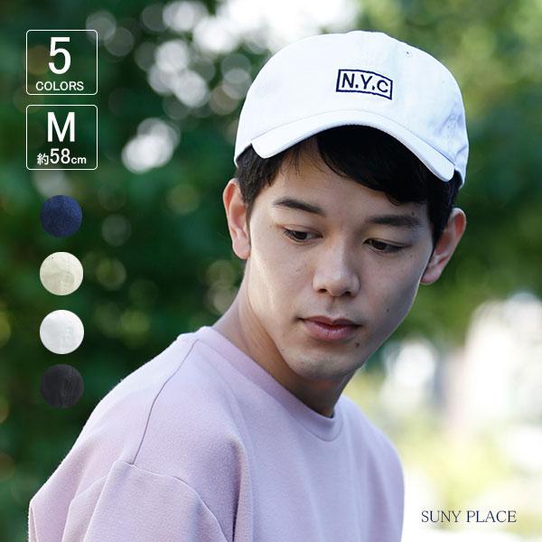 帽子  VS3-073 N.Y.Cボックスロゴ刺繍ローキャップ レディース 女性用 メンズ 男性用 ...