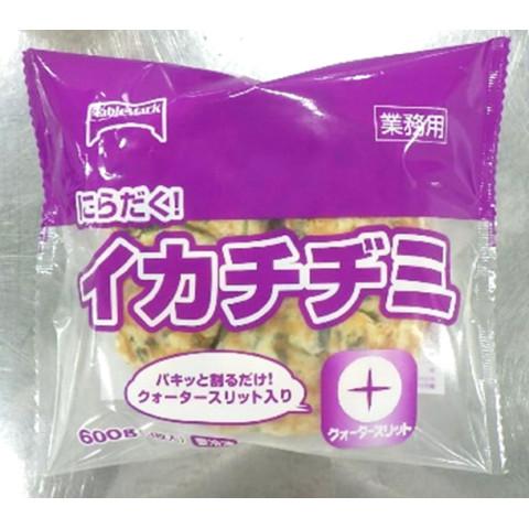 【9/8追加】テーブルマーク　にらだく！イカチヂミクォーター　600g(3枚入)