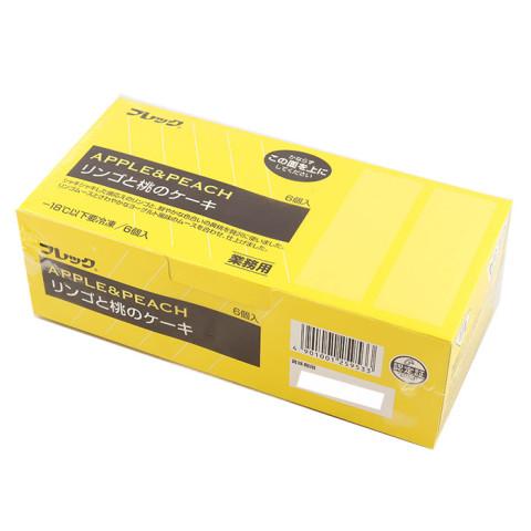 フレック　リンゴと桃のケーキ　約80g×6■