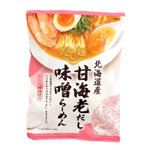 K&amp;K　だし麺 北海道産甘海老だし味噌らーめん　104g●<在庫限り>