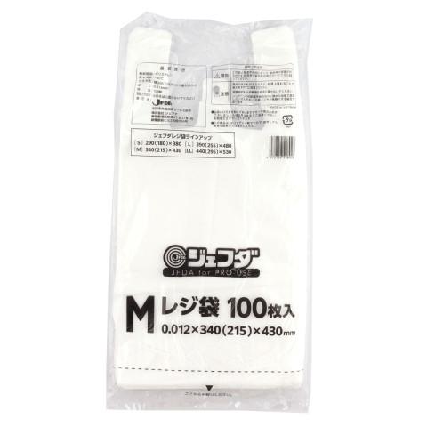 ジェフダ　レジ袋(M)　100枚<お1人様3点限り>
